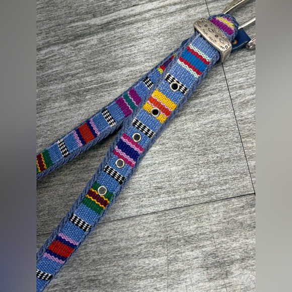 VTG Elite Accessories USA Made 1522 Native Southwest Aztec Womens Belt Fabric - Picture 5 of 16